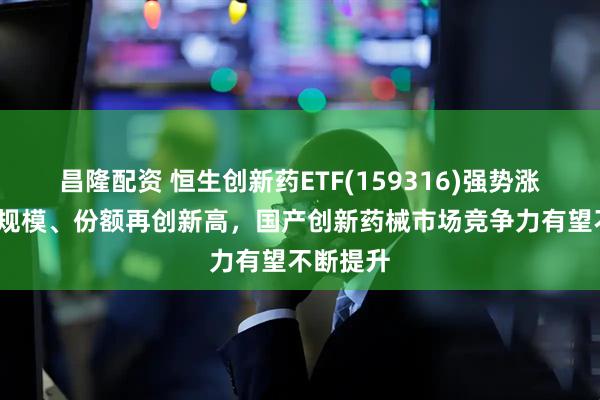 昌隆配资 恒生创新药ETF(159316)强势涨超3%，规模、份额再创新高，国产创新药械市场竞争力有望不断提升